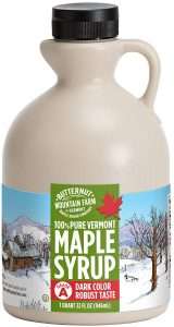 Maple syrup: