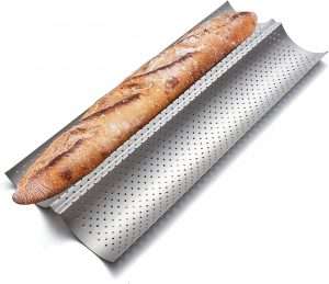 3. KITESSENSU Baguette Bread Pan