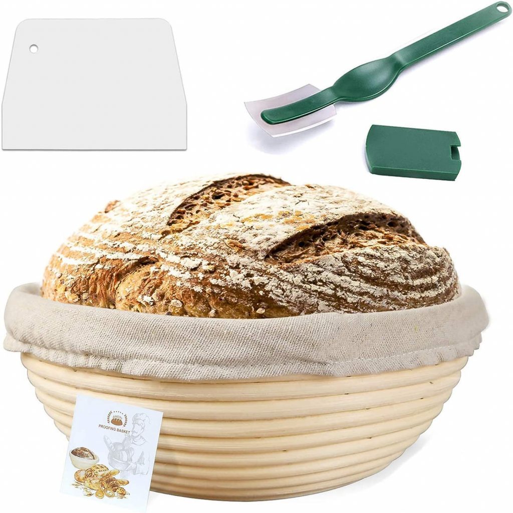 2. WERTIOO 9 Inch Bread Proofing Basket